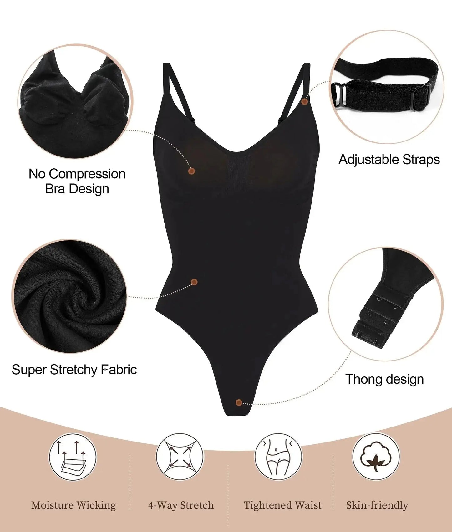 Sculpting Seamless Bodysuit Thong
